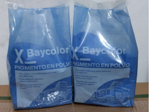 Pigmento Para Pisos Baycolor- Oxido Baycolor Amarillo, Azul