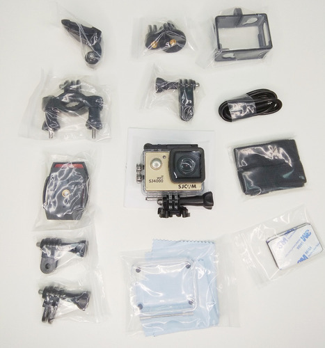 Sj4000 Wifi Sjcam + Micrófono MotoVlog+SD 16 Gb Patomotos