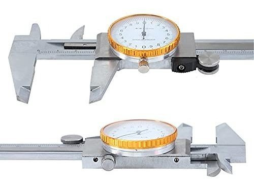 Uxzdx -mm Dial Caliper Stainless Steel Vernier Shock