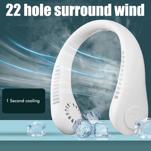 Ventilador Recargable Cuello Portátil Silencioso 1200mah