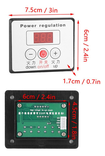 Regulador De Voltaje Digital Scr 10000w Regulador De Control