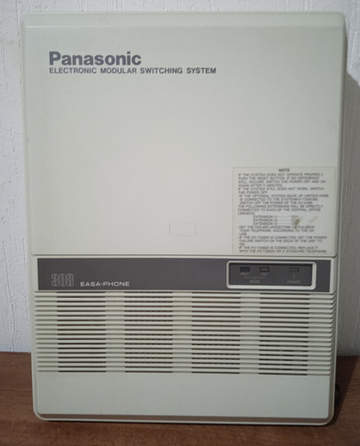 Conmutador Panasonic Easa Phone 308 Kx-t30810b (Usado)