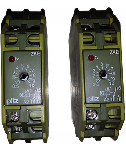 Timer Pilz De 0.5 A 10 Seg. Zae 10s24 V Ac/dc No. Id 659620