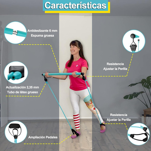 Kit De Barra De Ejercicios Portátil For El Hogar, Kit De