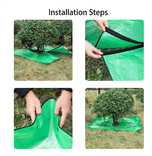 Para Jardín Recoge Recortes De Arbustos Con Agujero De 30 Cm