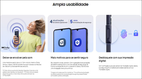 Samsung Galaxy A25 5G Dual SIM 256 GB azul 8 GB RAM - Excelente (Recondicionado)