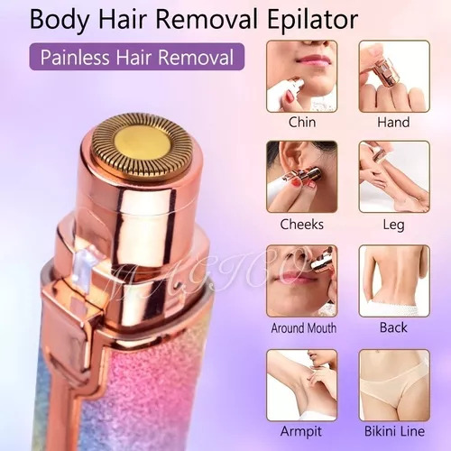 Depilador Facial Vello Cejas Y Corporal 2 En 1 Recargable
