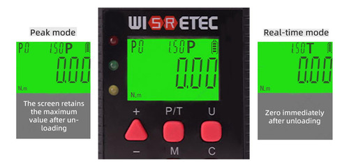 Adaptador De Par Digital Led Buzzer De 2 A 200 Nm