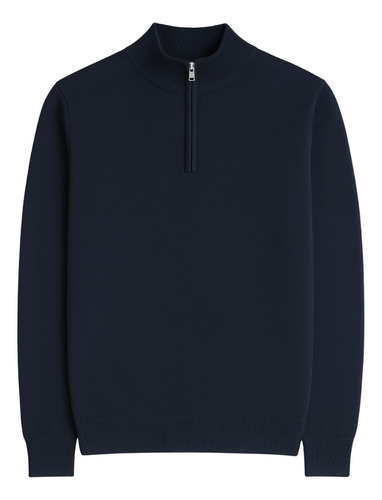 Sweater Hombre Medio Cierre Liviano Sweaters Pullover Sueter
