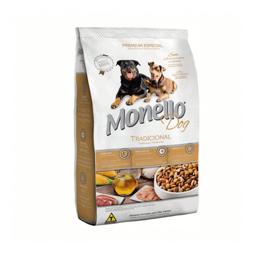 Alimento Para Perro Monello Tradicional 15 Kg