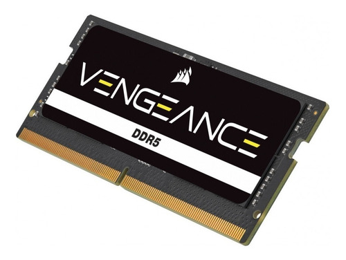 Memoria RAM Vengeance gamer color negro 32GB 1 Corsair CMSX32GX5M1A4800C40