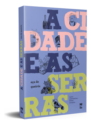 A cidade e as serras, de Queirós, Eça de. CLASSICOS.COM Editorial Panda Books, capa mole em português, 2021
