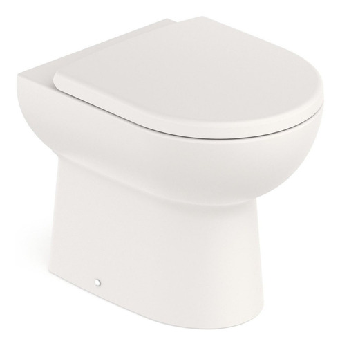 Assento Sanitário Celite Smart Celite Com Forma Oval Pergamon Brilhante