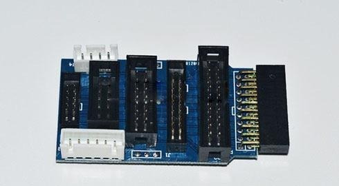 Imagen 2 de 4 de Placa Adaptadora Pinboard V8 Jtag 2440 6410 Stm32 Arm Cortex