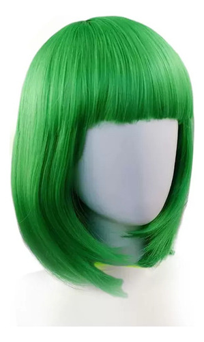 Sh Divertida Peluca Bob Morada, Aspecto Realista, Perfecta