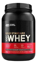 Comprar Suplemento en polvo Optimum Nutrition Proteína Gold Standard 100% Whey proteína sabor double rich chocolate en pote de 907g