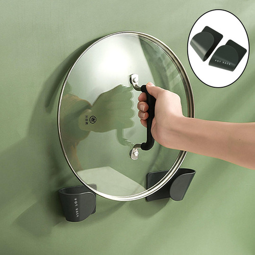 Soporte Para Tapa De Olla De 3 Piezas, Autoadhesivo, Para