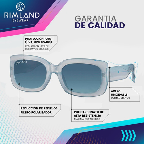 Imagen 5 de 7 de Anteojos De Sol Lentes De Sol Rimland Saint Gris
