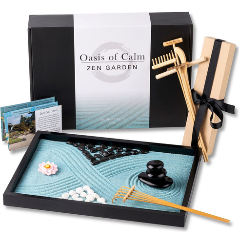 Imagen 1 de 1 de Kit Jardín Zen Oasis De Calma Juego De Regalo De Medi...