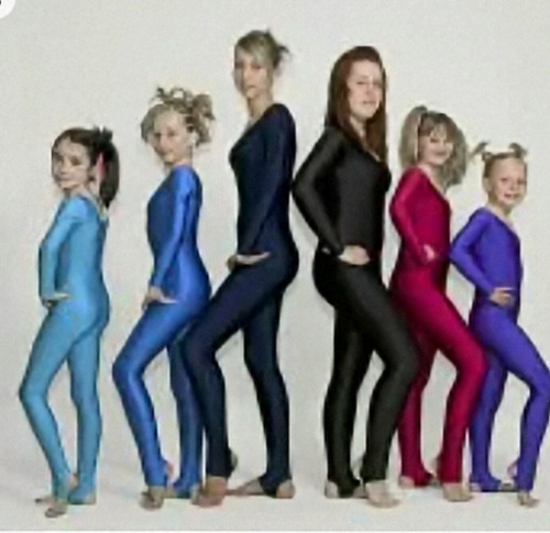 Malla Enterizas Catsuit Mono Arabe,danzas,telas, Acrobacia Negro-agua Lycra De Seda 2
