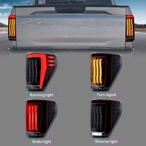 Conjunto De Luces Traseras Led Compatible Con Ford F-150 F15