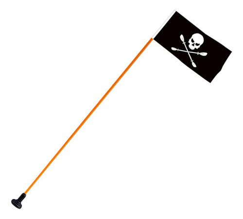 Bandera Duradera Con Forma De Calavera Para Kayak, Con Másti