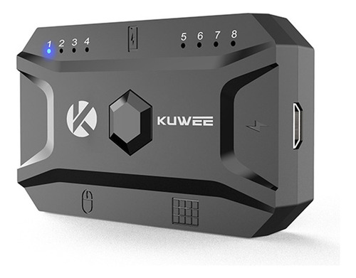 Conversor Bluetooth Hub Usb 5.0, Teclado E Mouse Com Fio