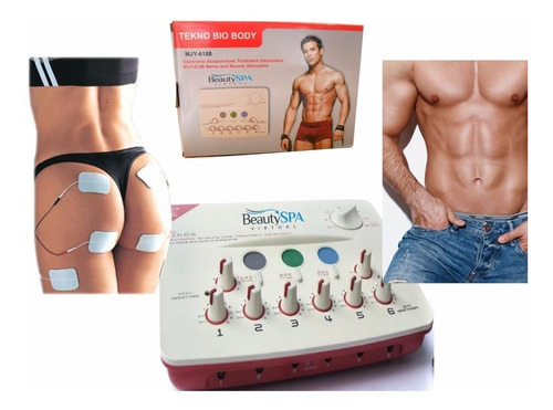 Gym Pasiva  Electro Estimulador Tekno Bio Body 12 Parches Tv