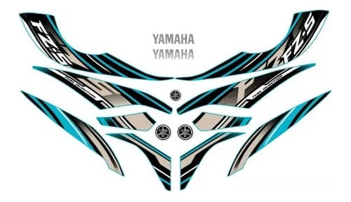 Calcos Para Yamaha Fz S Fi Turquesa