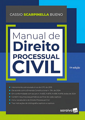 Manual De Direito Processual Civil - 11ª Edição 2025