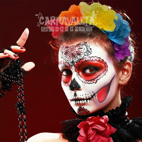 Sintético 199 + Maquillaje de frida kahlo para dia de muertos - Castabrava