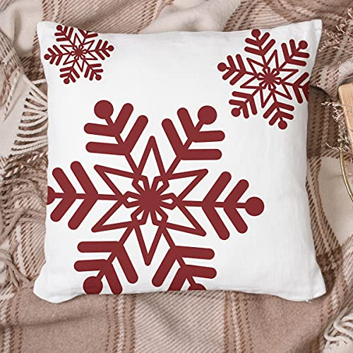 Juego De 2 Fundas De Almohada Invierno 45 X 45 Cm