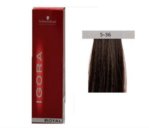 Schwarzkopf Igora Royal 5-36 Castaño Claro Mate Marrón 5pzas