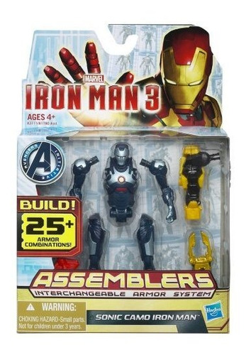 Marvel Iron Man 3 Ensambladores De Sonic Camo Iron Man Figur