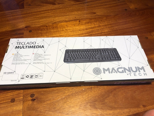 Teclado Magnum Tech Con Teclas Multimedia