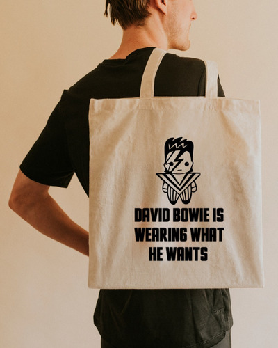 Bolsa Tela Lienzo Tote Bag David Bowie (varios Diseños)