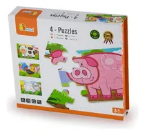 Comprar 4-puzzles Juegos De Madera Viga