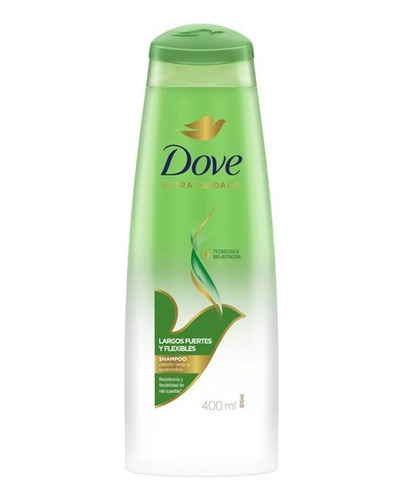 Dove Shampoo X400 Largos Fuertes    