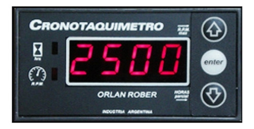 Tacometro Y Horimetro Digital Orlan Rober 12-24 Volts