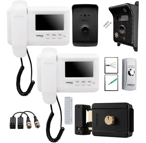 comprar Combo Interfone Camera Ivr 1010 Intelbras 2 Pontos Internos