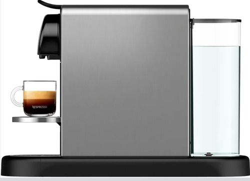 Cafeteira Nespresso Citiz Platinum Alumínio Titan 127v Cinza