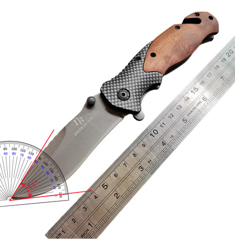 Cuchillo Plegable Multiusos Para Acampar Al Aire Libre Con M