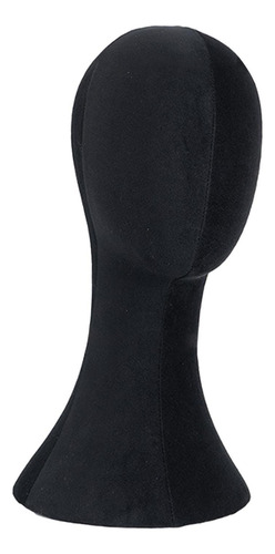 Cabeza De Maniquí Para Exhibición De Pelucas, Negro