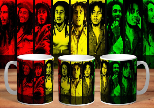 Taza Bob Marley De Plástico 