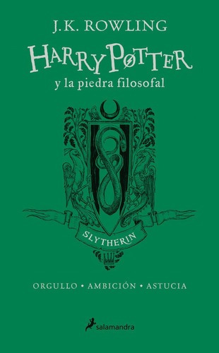 Harry Potter 1 Y La Piedra Filosofal Slytherin 20 Anive&-.