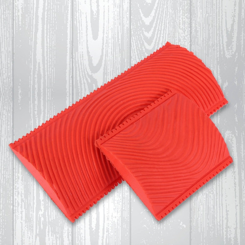 Cepillo Para Pintar Con Textura De Vetas De Madera 2 Pzs
