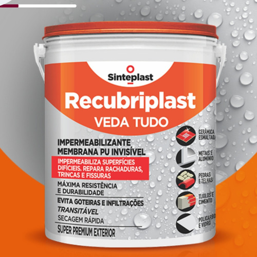 Impermeabilizante Veda Tudo Acabe Com Infiltração, Vazamento
