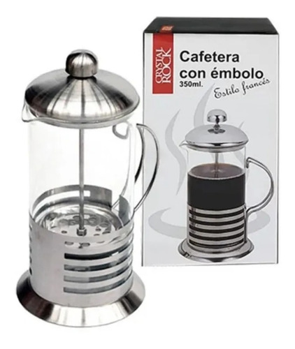 Cafetera Con Embolo Prensa Francesa 600ml Acero Inoxidable