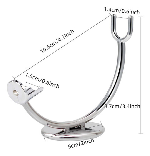 Soporte Para Maquinilla De Afeitar Recta, Soporte Curvo,