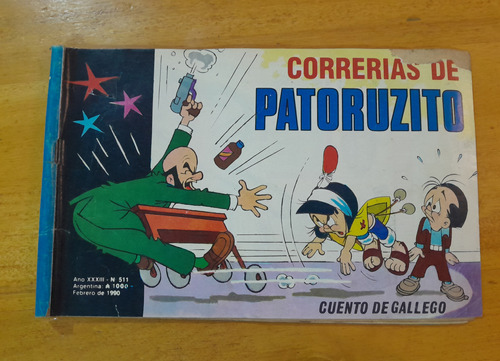 Revista Correrías De Patoruzito N.511 - Febrero 1990